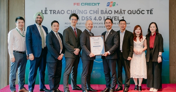 FE CREDIT đạt chứng chỉ bảo mật quốc tế PCI DSS 4.0 Level 1 - Cấp độ cao nhất