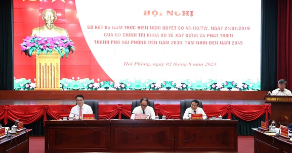 Nghị quyết số 45-NQ/TW là kim chỉ nam cho sự phát triển của Hải Phòng