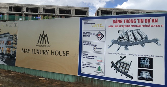 Hậu Giang gia hạn tiến độ dự án Khu đô thị Trung tâm TP. Ngã Bảy - May Luxury House