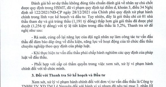 Long An: Một công ty tư vấn đấu thầu “dính” nhiều sai phạm