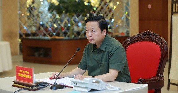Phó Thủ tướng Trần Hồng Hà: Khẩn trương đánh giá thiệt hại, khắc phục hậu quả sau bão