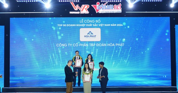 Tập đoàn Hòa Phát 10 năm liền trong Top 10 doanh nghiệp tư nhân lớn nhất Việt Nam