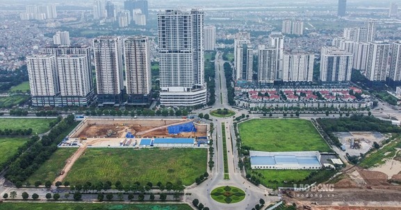 Một khu đô thị Hà Nội có 7 dự án đang thi công, dự kiến cung cấp hàng nghìn căn hộ mới
