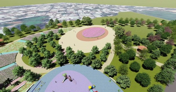 Thành phố giàu nhất Việt Nam chính thức xây dựng công viên hơn 27 tỷ, thiết kế lấy cảm hứng từ hạt gạo