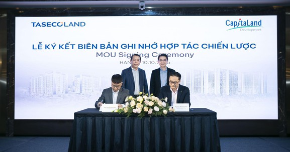 “Cú bắt tay” giữa ông lớn bất động sản ngoại CapitaLand và năng lực nội Taseco Land: Tín hiệu vui cho thị trường bất động sản