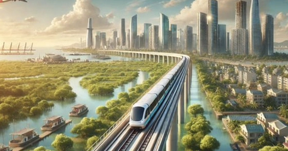 Dự án đường sắt TP. HCM - Cần Giờ do VinSpeed đề xuất đầu tư có chuyển động mới