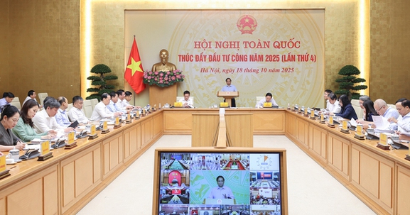 Thủ tướng chủ trì Hội nghị toàn quốc lần 4 thúc đẩy giải ngân đầu tư công