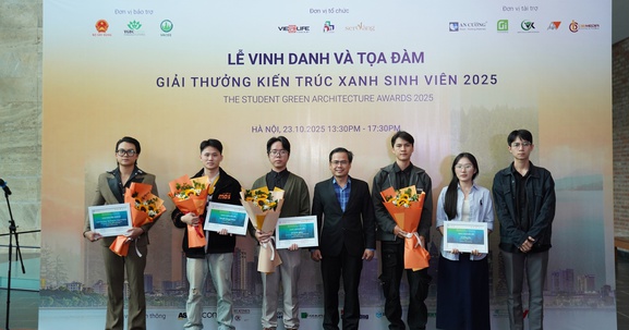 Kiến trúc xanh sinh viên 2025: Vinh danh 19 đồ án xuất