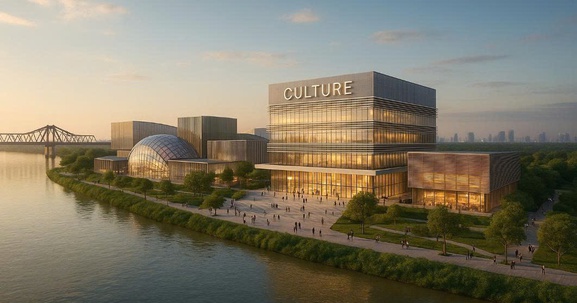 Đến năm 2045, Hà Nội sẽ có trung tâm công nghiệp văn hóa hiện đại bên dòng sông biểu tượng