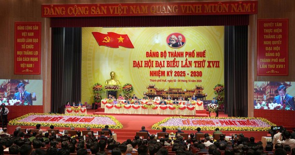 Khai mạc Đại hội Đại biểu Đảng bộ TP. Huế lần thứ XVII