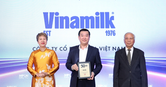 Vinamilk khẳng định bản lĩnh tiên phong qua bảng xếp hạng TOP50 năm 2025
