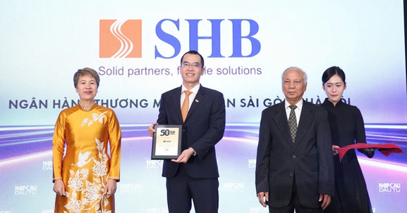 SHB khẳng định vị thế với Top 50 công ty kinh doanh hiệu quả, Top 10 doanh nghiệp tư nhân có lợi nhuận tốt nhất Việt Nam