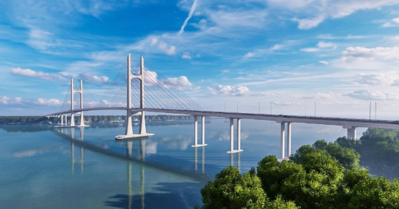 Cây cầu gần 7.000 tỷ, cách cầu dây văng đầu tiên do Việt Nam thiết kế 3,8km sắp diễn ra sự kiện đặc biệt