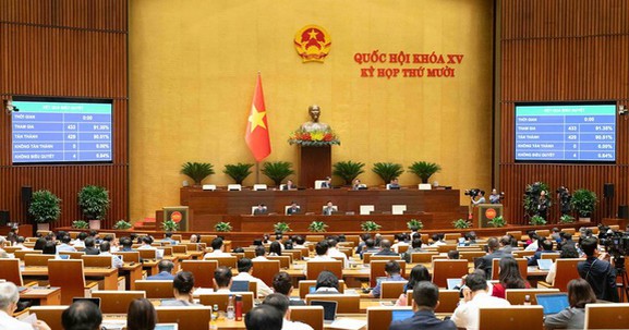 Quốc hội "chốt" mục tiêu tăng trưởng GDP năm 2026 từ 10% trở lên