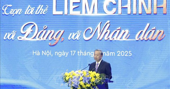 Phát biểu của Tổng Bí thư Tô Lâm tại Lễ kỷ niệm 80 năm Ngày truyền thống Thanh tra Việt Nam