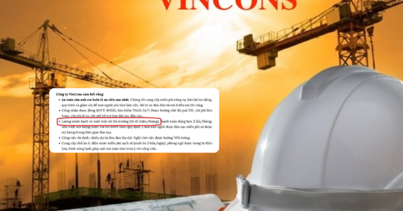 Công ty tổng thầu chủ lực của Vingroup ra thông báo chiêu mộ nhân lực, mức lương cực hấp dẫn