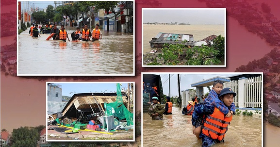 Agribank giảm tới 2%/năm lãi vay hỗ trợ khách hàng bị thiệt hại do bão số 12, 13 và mưa lũ