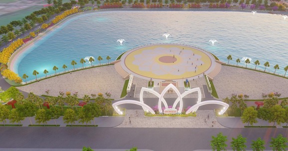 Đơn vị hành chính loại đặc biệt sắp có công viên trăm tỷ rộng 31ha nằm đối diện UBND xã