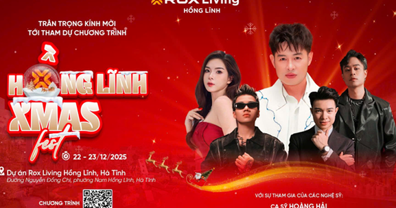 Điểm hẹn Giáng Sinh rộn ràng tại ROX Living Hồng Lĩnh
