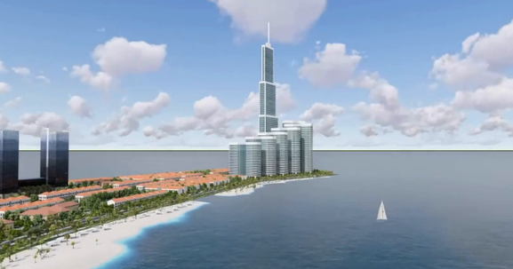 Việt Nam sắp có tòa tháp chọc trời tọa lạc giữa biển khơi: Kỳ vọng cao hơn Landmark 81, vượt đại diện Trung Quốc, vào top 10 thế giới