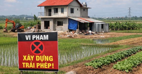 Hôm nay, Hà Nội chính thức cưỡng chế đối với 5 trường hợp xây dựng công trình trên đất nông nghiệp