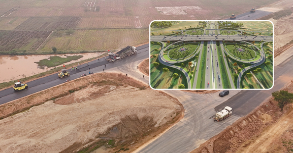 Hối hả trên công trường triển khai tuyến vành đai huyết mạch gần 86.000 tỷ, đi qua 3 tỉnh/thành miền Bắc