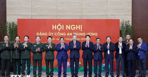 Tổng Bí thư Tô Lâm dự Hội nghị Đảng ủy Công an Trung ương năm 2025