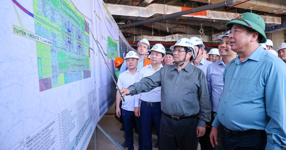 Sáng mùng 4 Tết, Thủ tướng lần thứ 6 kiểm tra công trường sân bay Long Thành