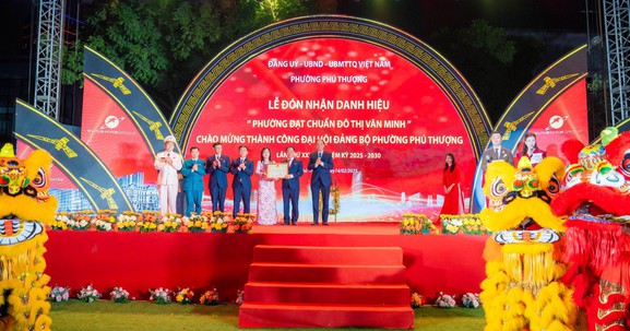 Tập đoàn Sunshine đồng hành cùng phường Phú Thượng (Tây Hồ) trong nhiều hoạt động đón nhận danh hiệu “Phường đạt chuẩn Đô thị văn minh”