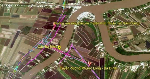 Hai tỉnh thuộc bán đảo Cà Mau sắp xây dựng cầu vượt sông lớn nhất từ trước đến nay
