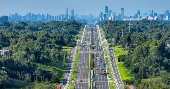 Trục trung tâm thành phố dài nhất thế giới: 100km đẹp hơn cao tốc với 12 làn xe chạy 80km/h