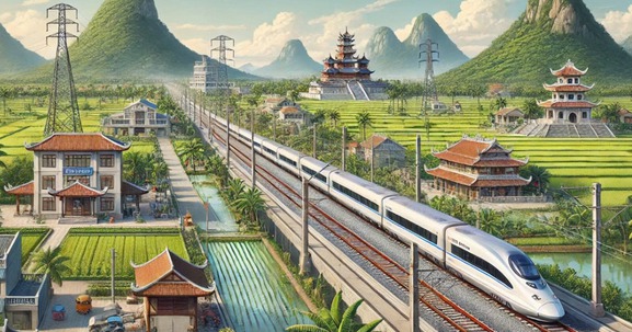 Trong năm nay, dự án đường sắt tốc độ cao Bắc - Nam sẽ khởi động giải phóng mặt bằng