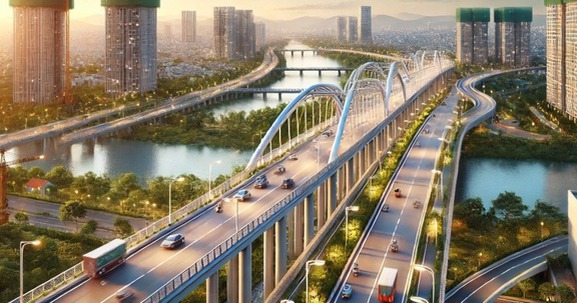 Cây cầu gần 12.000 tỷ kết nối Thủ đô với tỉnh là ‘bến đỗ’ của Tập đoàn Trump tại Việt Nam có đề xuất mới