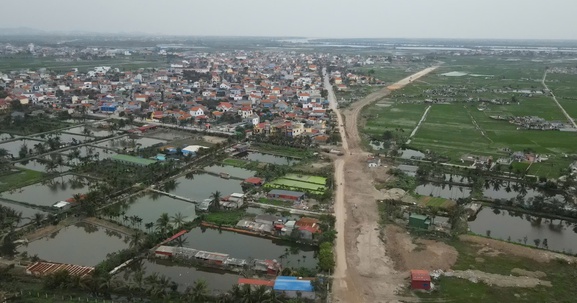 Hải Phòng: Cận cảnh dự án xây dựng tuyến đường nối gần 1.000 tỷ đồng qua Khu công nghiệp Kiến Thụy