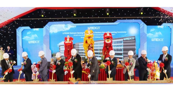 Quảng Ninh: Khởi công dự án Nhà máy Lite-On Quảng Ninh 690 triệu USD