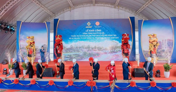 Hà Nam khởi công dự án nhà ở xã hội thuộc đại đô thị của Sun Group và dự án hạ tầng khu đại học Nam Cao