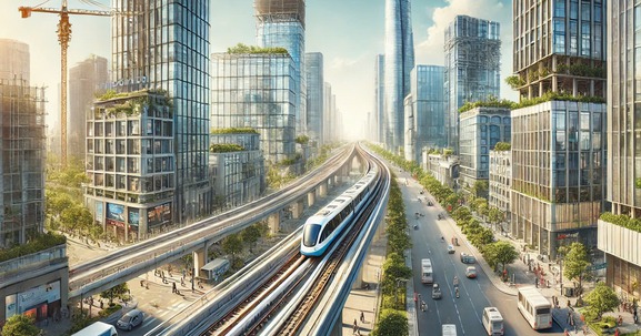 TP. HCM sẽ triển khai 2 tuyến đường sắt kết nối đến siêu sân bay của Việt Nam