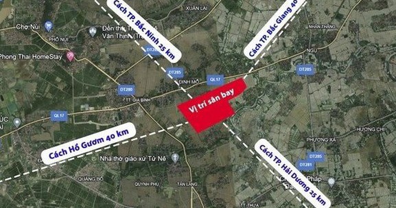 Hà Nội và Bắc Ninh thống nhất phương án giải phóng mặt bằng tuyến đường kết nối sân bay Gia Bình