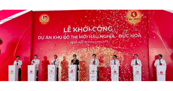 Long An: Khởi công dự án Vinhomes Green City, bước tiến mới cho đô thị Hậu Nghĩa