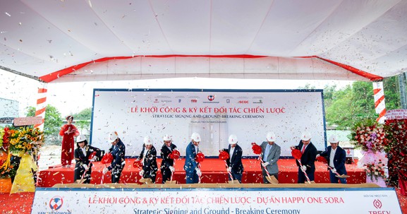 TP.HCM: Vạn Xuân Group khởi công, ký kết đối tác chiến lược dự án Happy One Sora