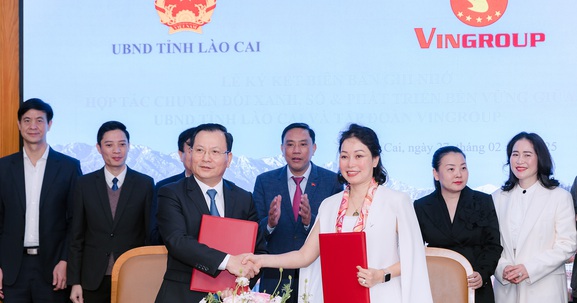 UBND Tỉnh Lào Cai và Tập đoàn Vingroup ký kết thỏa thuận hợp tác toàn diện về chuyển đổi xanh