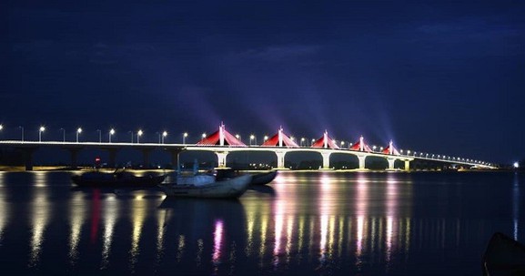Cầu dây văng hơn 2.200 tỷ đồng đầu tiên và dài nhất Quảng Ngãi sắp được bảo dưỡng