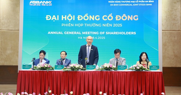 Đại hội đồng Cổ đông ABBANK năm 2025: Kế hoạch lợi nhuận trước thuế 2025 đạt 1.800 tỷ đồng, tập trung thực thi chiến lược phát triển bền vững