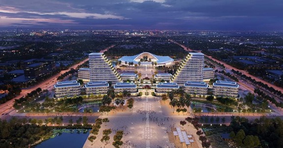 Sắp hoàn thành Trung tâm hành chính 2.500 tỷ tại thành phố trực thuộc Trung ương nhỏ nhất Việt Nam sau sáp nhập