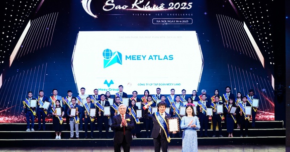 Meey Group lại “ẵm” giải Sao Khuê 2025 với sản phẩm “Nền tảng bản đồ số toàn diện cho người Việt”