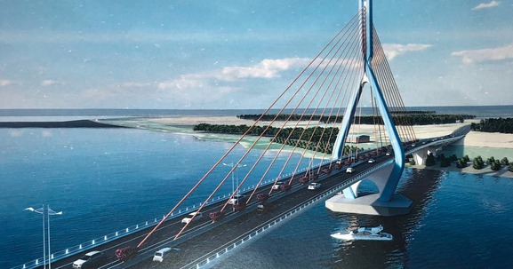 Chỉ 1 tuần nữa, cầu dây văng đầu tiên và lớn nhất ‘thủ phủ công nghiệp miền Bắc’ sẽ thông xe