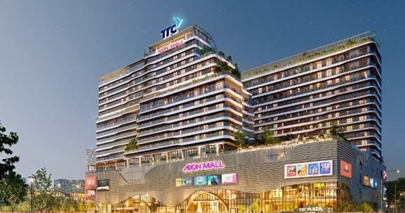 Tiến độ dự án Trung tâm thương mại đặc biệt của Aeon Mall tại thành phố đáng sống nhất Việt Nam