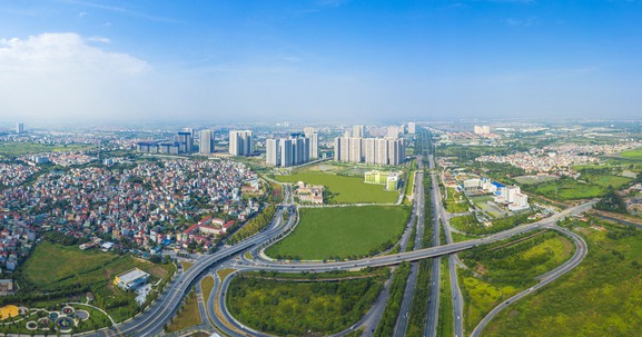 Bất động sản vùng Thủ đô: Sức bật từ không gian phát triển mới