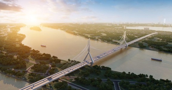 Hà Nội chính thức khởi công cây cầu nối Tây Hồ với Đông Anh