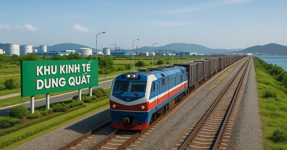 Quảng Ngãi đề xuất làm tuyến đường sắt dài 14,3km nối thẳng tới khu kinh tế lâu đời bậc nhất Việt Nam
